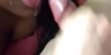 Ebony Teen Gets Surprise Facial!