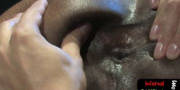 Bdsm gays in interracial ass fucking