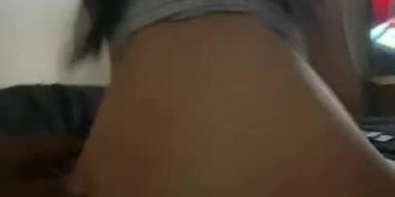 Petite white girl moans loud while riding big dick Pt2