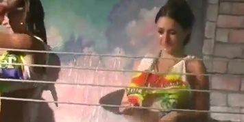 Huge Titted Wet Tshirt Girl
