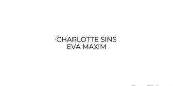 Eva teases Charlotte with a sexy pirate costume