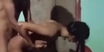 Newlywed Desi Village Couple Hardcore Sex In Standing Position