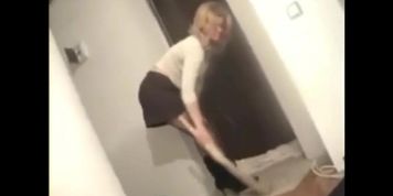 Hot Girl Farts In Skirt