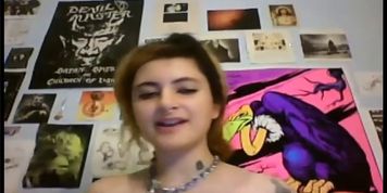 Cute Girl With Naturally Big Boobs Riding You Hard