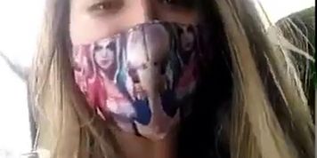 Sara_fun squirts in a public bus