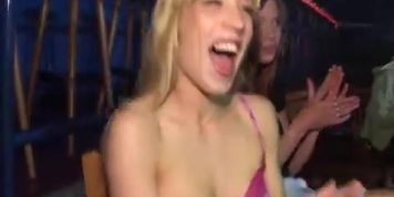 Women filmed at a Male Stripper show.