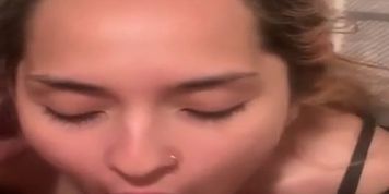 Our pool day ended with some great sloppy deepthroat strokes and some back shots
