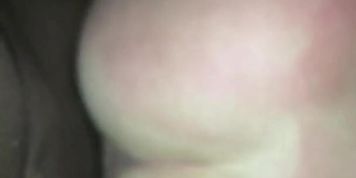 White girl bouncing on my BBC 
