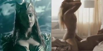 Super Heroines Heaven &ndash; Dressed vs Undressed (Amber Heard, Anne Hathaway, Gal Gadot, Halle Berry, January Jones, Jennifer Lawrence, Karen Gillan, Margot Robbie, Melissa Benoist, Scarlett Johansson)