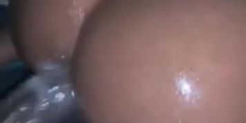 Curvvy digging the cream out of him