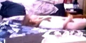 Quick orgasm of NOT my sister caught by hidden cam
