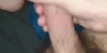 My Bf Moans Loud While Stroking His Cock