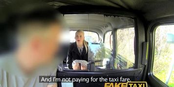 FakeTaxi Posh blonde has sex to get her pissing video deleted