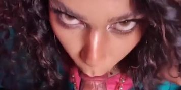 Bunniblack Rides A Dick & Gets Her Pussy Creampied