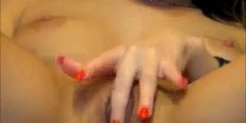 Gorgeous webcam girl fingering in private chat