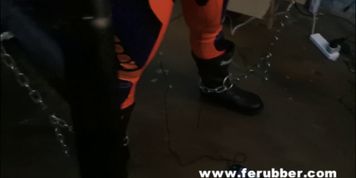 Ferubber.com Rubber Biker Bondage