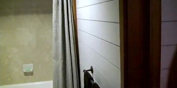 Spanked OTK out of the shower