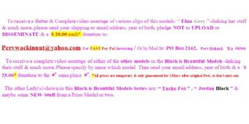 39th Black is Beautiful Web Models (Promo)