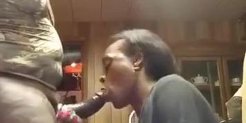 She sucking out 4 straight nuts