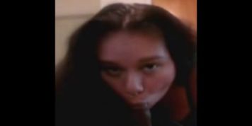 Gagged a little but I wanted cum