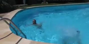Russian Swimming Pool Party