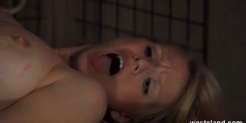 WASTELAND BDSM - Blonde sub fisted by her master