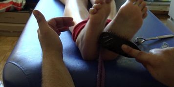 Tickling 18 yo girl Liwia. She loved to be tickled )