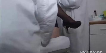 Brutal clinic exam