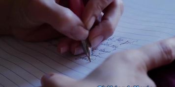 Busty lesbian fingers ass