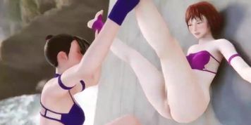 Female Ninja Fighting....