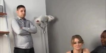 White guy watches as his wife gets her pussy fucked face creamed by black guycogvryh6