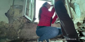 Rough Fucked Girlfriend In A Scary Abandoned House (Katty West)