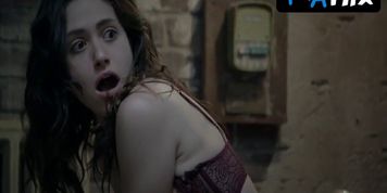 Emmy Rossum Breasts Scene  in Shameless