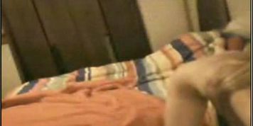 Cute blonde teen rubbing her clit