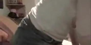 Redhead wife gives hubby a masturbation show on webcam