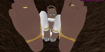 Worship my perfect feet ??(Pov and moaning) VRchat 3d hentai