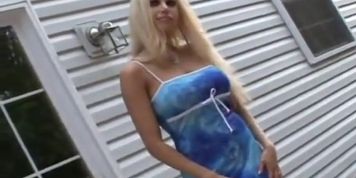 Asa Akira licking pussy in the garden Lesbian Asian Blonde Masturbation
