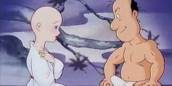 Naked anime nun having sex for the first time - video 1