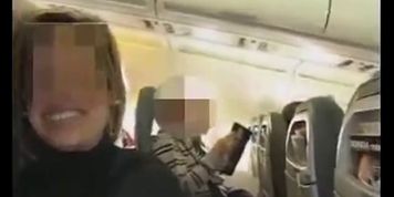 Spanish couple crazy handjob in a plane amazing - video 2