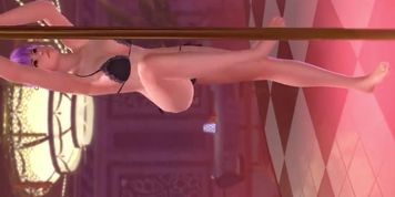 Ayane Sexy pole dancing