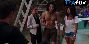 Camille Hyde Breasts Scene  in Power Rangers Dino Charge