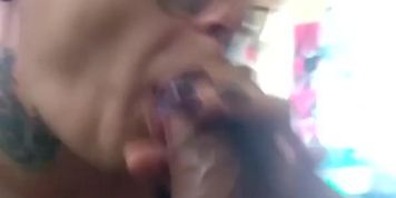 Babysitter Gives Blowjob  to Keep Job (Caught Smoking)