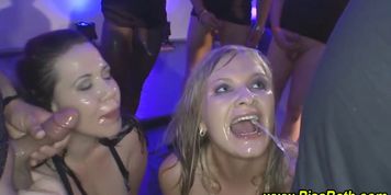 Piss drenching for golden shower fetish sluts