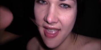 Real Gloryhole Blowjob Cum Shots