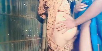 Desi village girl first time sex - tight pussy fucked rough outdoor