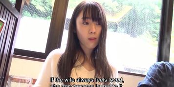 Hairy Japanese Wife Takes Part in First Cuckolding Experience While Husband Watches