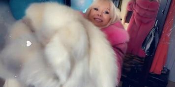 Playing in pink
