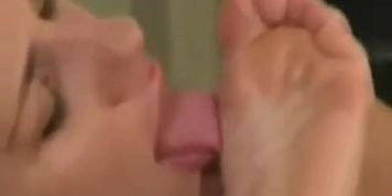 Lesbian gym foot worship part 1