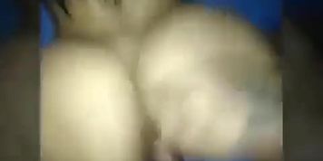 Fat ass getting fucked doggy style 