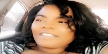 Flashing my boobs in public in car 